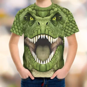 Boys' Dinosaur Print Short Sleeve T-Shirt
